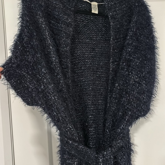 Diane Von Furstenberg wool cover-up sleeveless jacket size S - Picture 5 of 6